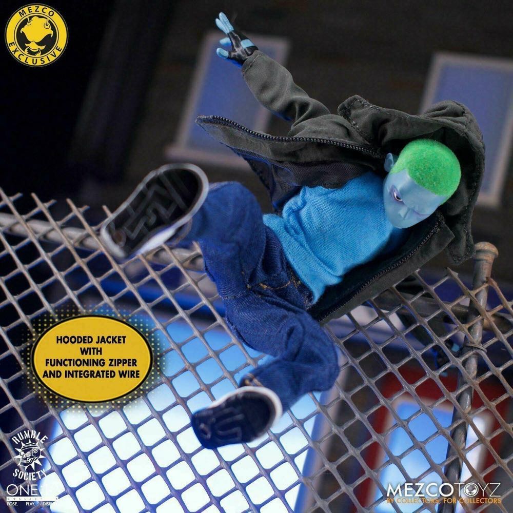 Mezco Rumble Hoodz Vapor - Mezco Toyz (One:12 Collective - Rumble Society) action figure collectible - Main Image 4