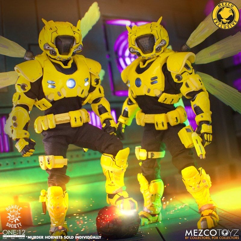 Mezco - One:12 Collective - Rumble Society - Krig - The Murder Hornet 6” Action Figure - Mezco Toyz (One:12 Collective - Rumble Society) action figure collectible - Main Image 2