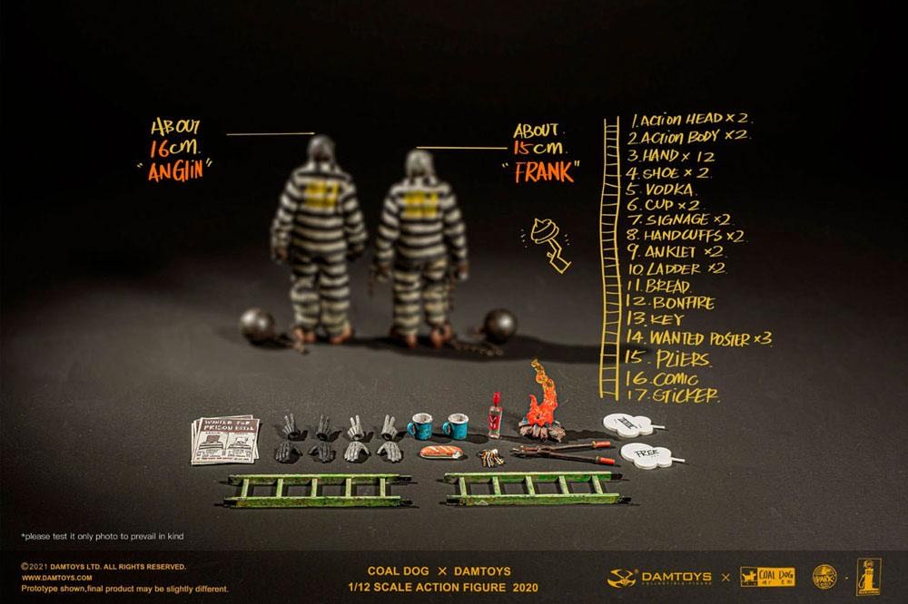 Coal Dog x Damtoys - Death Gas Station Series - Freedom Brothers 1/12 Action Figure Set - Coal Dog (Death Gas Station) action figure collectible - Main Image 4
