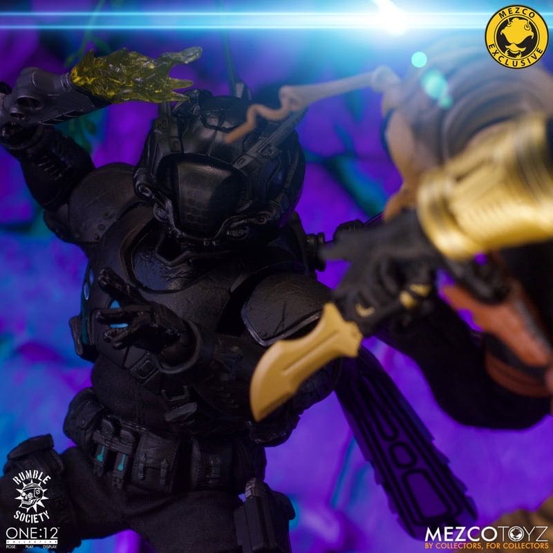 Mezco - One:12 Collective - Rumble Society - Krig-13: Eradicator Hornet Edition 6” Action Figure - Mezco Toyz (One:12 Collective - Rumble Society) action figure collectible - Main Image 4