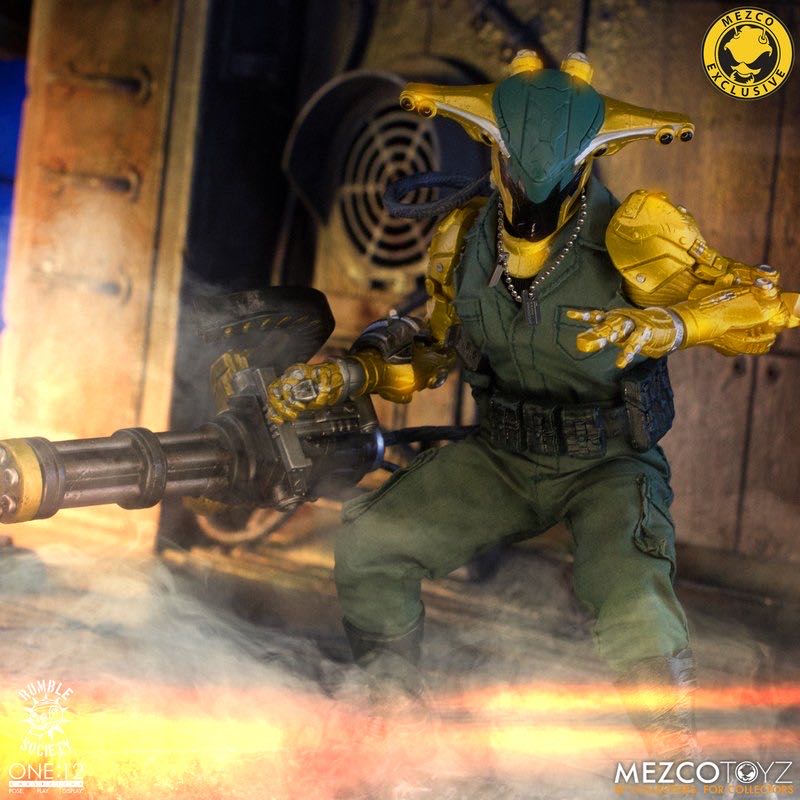 Mezco - One:12 Collective - Rumble Society - Hawk P-40: Howling Fury Edition 6” Action Figure - Mezco Toyz (One:12 Collective - Rumble Society) action figure collectible - Main Image 2