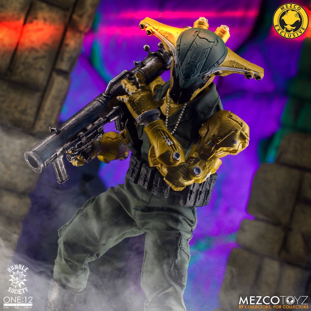 Mezco - One:12 Collective - Rumble Society - Hawk P-40: Howling Fury Edition 6” Action Figure - Mezco Toyz (One:12 Collective - Rumble Society) action figure collectible - Main Image 3