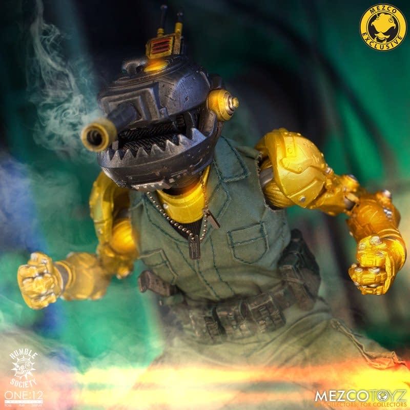 Mezco - One:12 Collective - Rumble Society - Hawk P-40: Howling Fury Edition 6” Action Figure - Mezco Toyz (One:12 Collective - Rumble Society) action figure collectible - Main Image 4