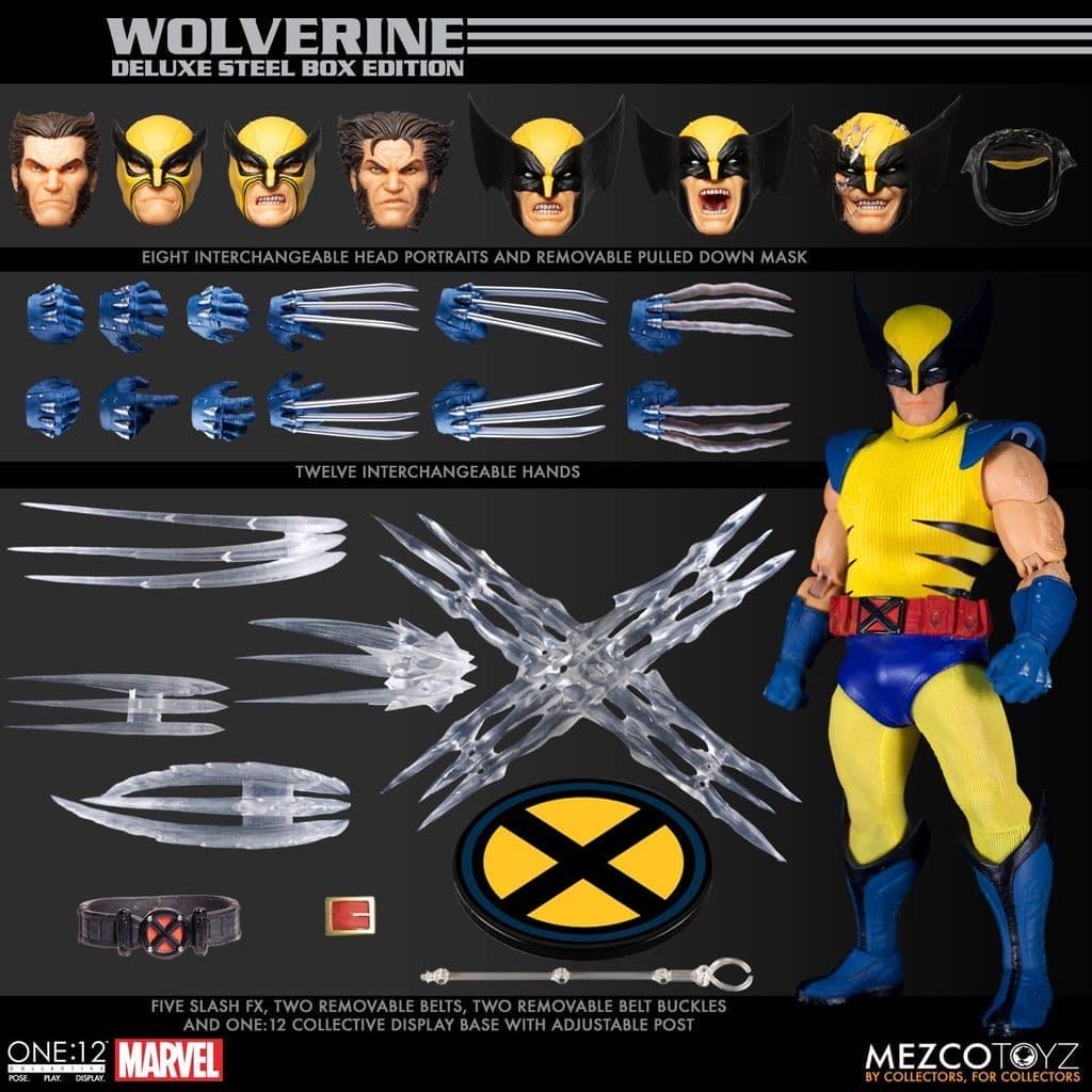 Mezco - One:12 Collective - Marvel Universe - Wolverine - Deluxe Steel Box Edition - Mezco Toyz (One:12 Collective - Marvel Universe) action figure collectible - Main Image 2