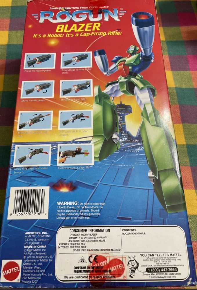 Go-bots Ro-gun Blazer - Mattel (Gobots) action figure collectible - Main Image 2