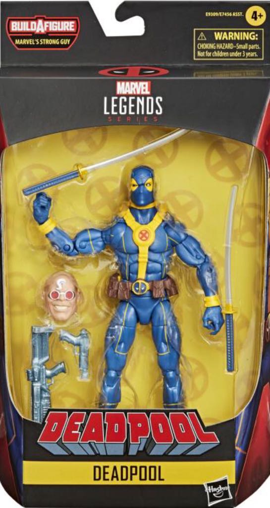 Deadpool (Blue And Yellow X-Men) - Hasbro - Marvel Legends (Hasbro BAF Wave: Strong Guy) action figure collectible - Main Image 2