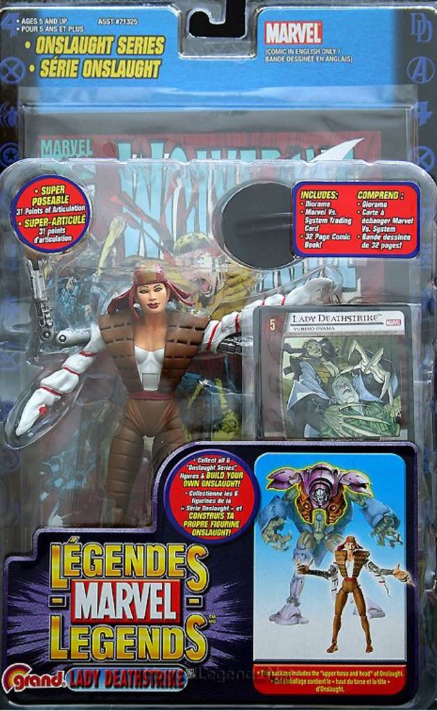 Lady Deathstrike - Toy Biz (ToyBiz BAF Wave: Onslaught) action figure collectible - Main Image 2