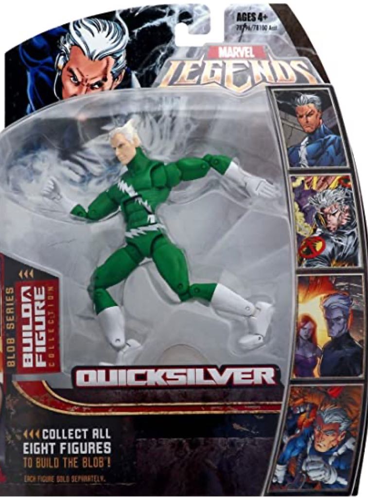 Quicksilver (Green) - Hasbro - Marvel Legends (Hasbro BAF Wave: Blob) action figure collectible - Main Image 2