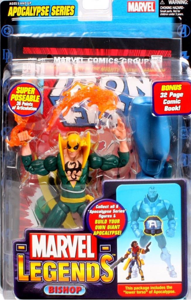 Iron Fist - Toy Biz (ToyBiz BAF Wave: Apocalypse) action figure collectible - Main Image 2