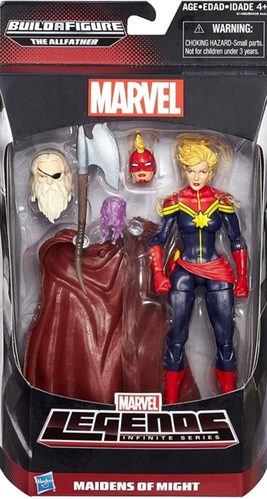 Captain Marvel (Carol Denvers) - Hasbro - Marvel Legends (Hasbro BAF Wave: Odin/Thor King) action figure collectible - Main Image 2
