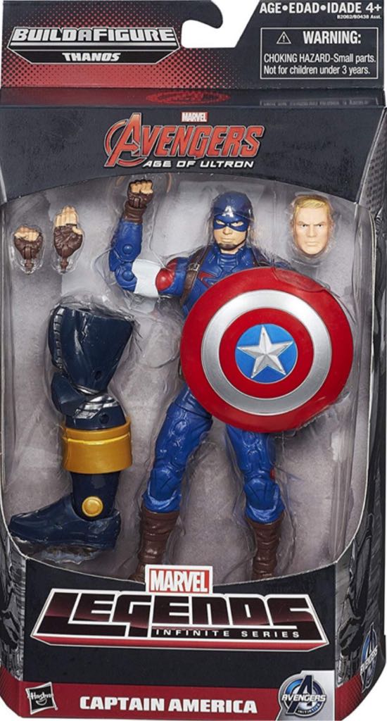Captain America (MCU) - Hasbro - Marvel Legends (Hasbro BAF Wave: Thanos) action figure collectible - Main Image 2