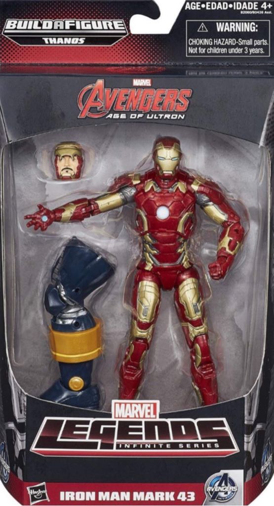 Iron Man (MCU) Mark 43 - Hasbro - Marvel Legends (Hasbro BAF Wave: Thanos) action figure collectible - Main Image 2