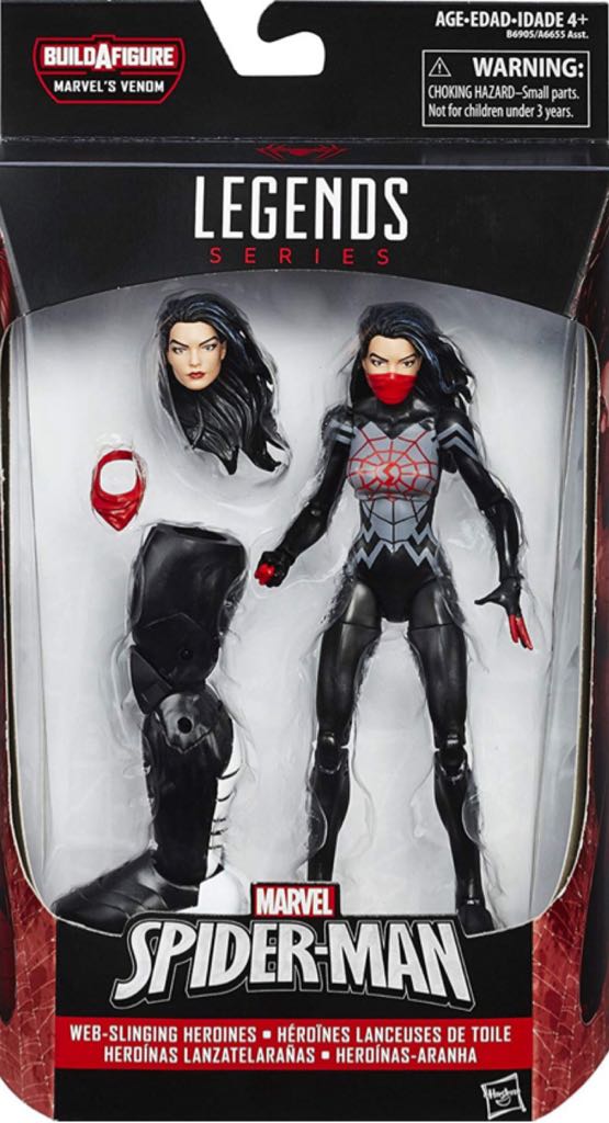 Silk - Hasbro - Marvel Legends (Hasbro BAF Wave: Venom Space Knight) action figure collectible - Main Image 2