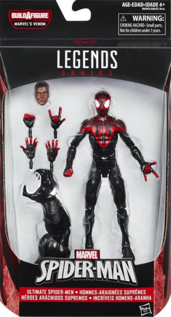 Spider-Man (Miles Morales) - Hasbro - Marvel Legends (Hasbro BAF Wave: Venom Space Knight) action figure collectible - Main Image 2