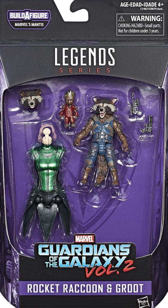 Rocket Racoon (MCU) - Hasbro - Marvel Legends (Hasbro BAF Wave: Mantis (MCU)) action figure collectible - Main Image 2
