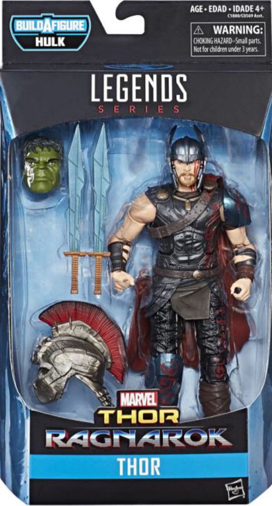 Thor (MCU) - Hasbro - Marvel Legends (Hasbro BAF Wave: Gladiator Hulk (MCU)) action figure collectible - Main Image 2