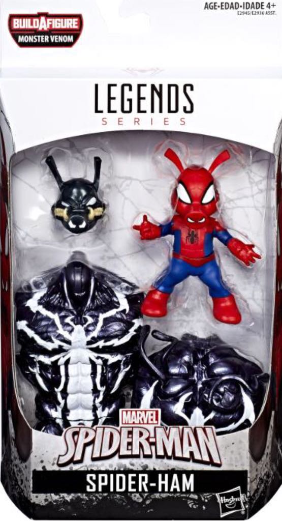 Spider-Ham - Hasbro - Marvel Legends (Hasbro BAF Wave: Monster Venom) action figure collectible - Main Image 2