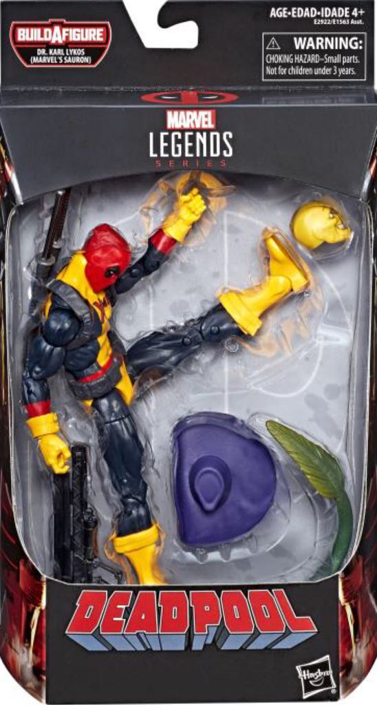 Deadpool (X-Men Uniform) - Hasbro - Marvel Legends (Hasbro BAF Wave: Sauron) action figure collectible [Barcode 814176021734] - Main Image 2