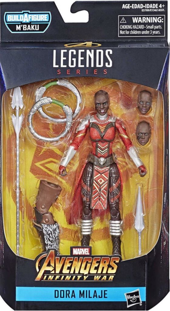 Dora Milaje (loose) - Hasbro - Marvel Legends (Hasbro BAF Wave: M’Baku (MCU)) action figure collectible - Main Image 2