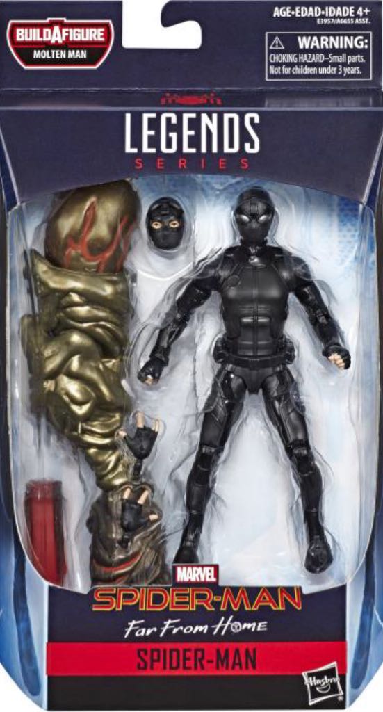 Spider-Man (MCU) Stealth - Hasbro - Marvel Legends (Hasbro BAF Wave: Molten Man) action figure collectible - Main Image 2