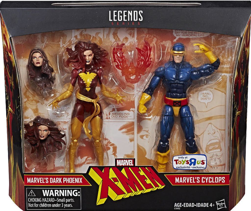 Cyclops (Uncanny X-Men) - Hasbro - Toys “R” Us (Toys “R” Us: Cyclops & Dark Phoenix) action figure collectible - Main Image 2