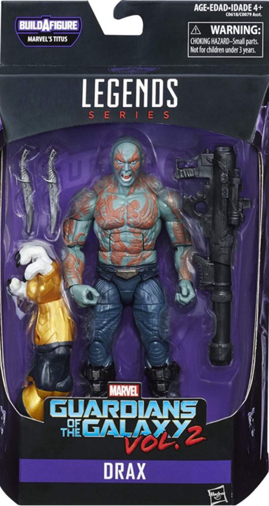 Drax The Destroyer (MCU) - Hasbro - Marvel Legends (Hasbro BAF Wave: Titus) action figure collectible - Main Image 2