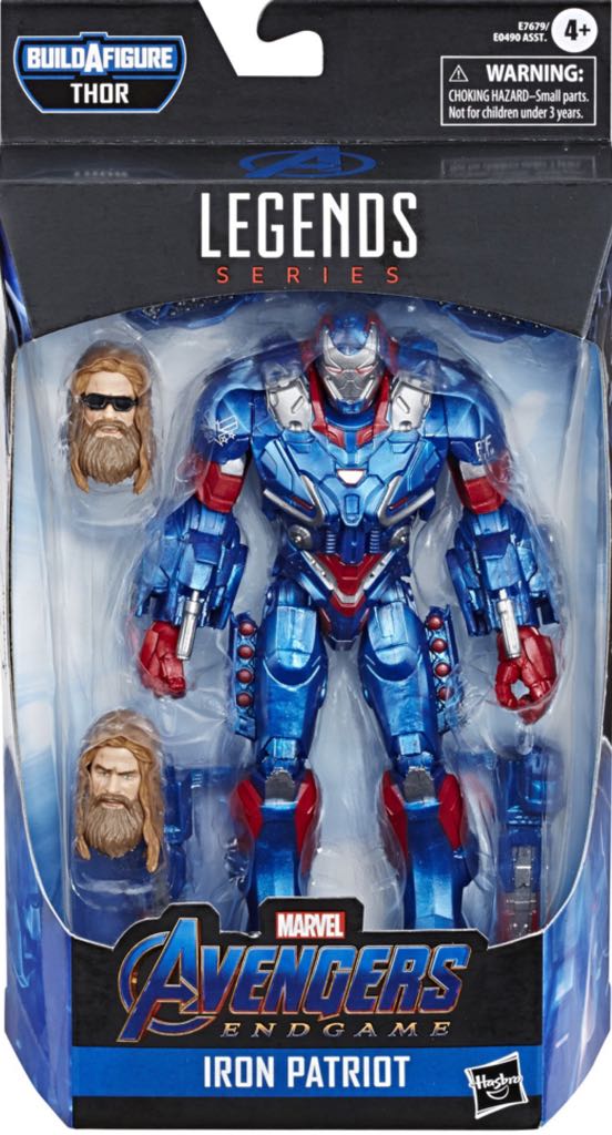 Iron Patriot (MCU) Mark 7 - Hasbro - Marvel Legends (Hasbro BAF Wave: Fat Thor (MCU)) action figure collectible - Main Image 2