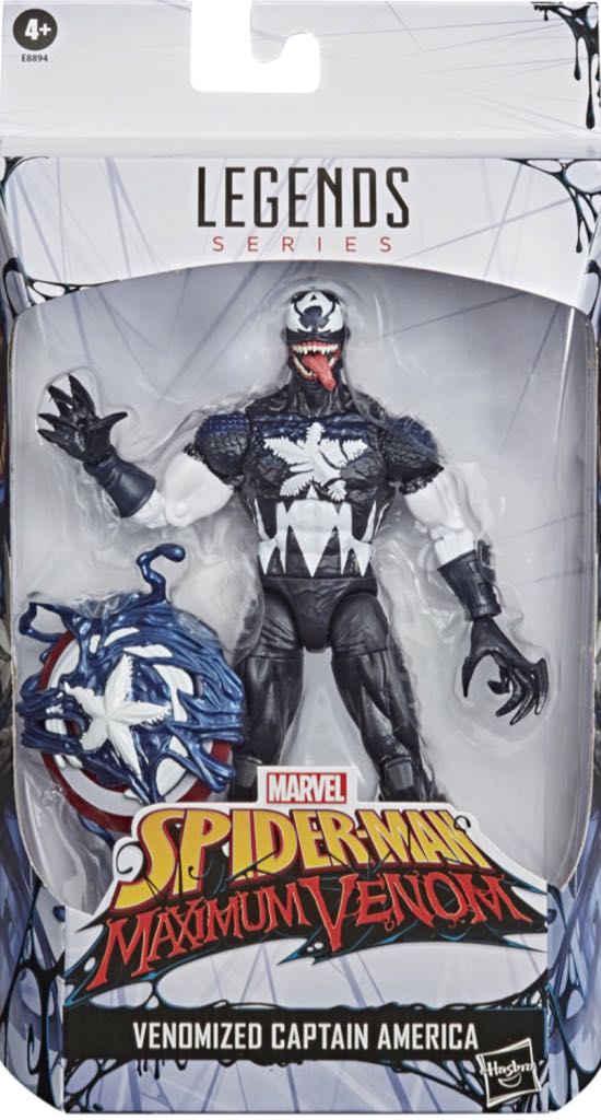 Captain America (Venomized) - Hasbro - Marvel Legends (Walmart Exclusive: Captain America Venomized) action figure collectible - Main Image 2
