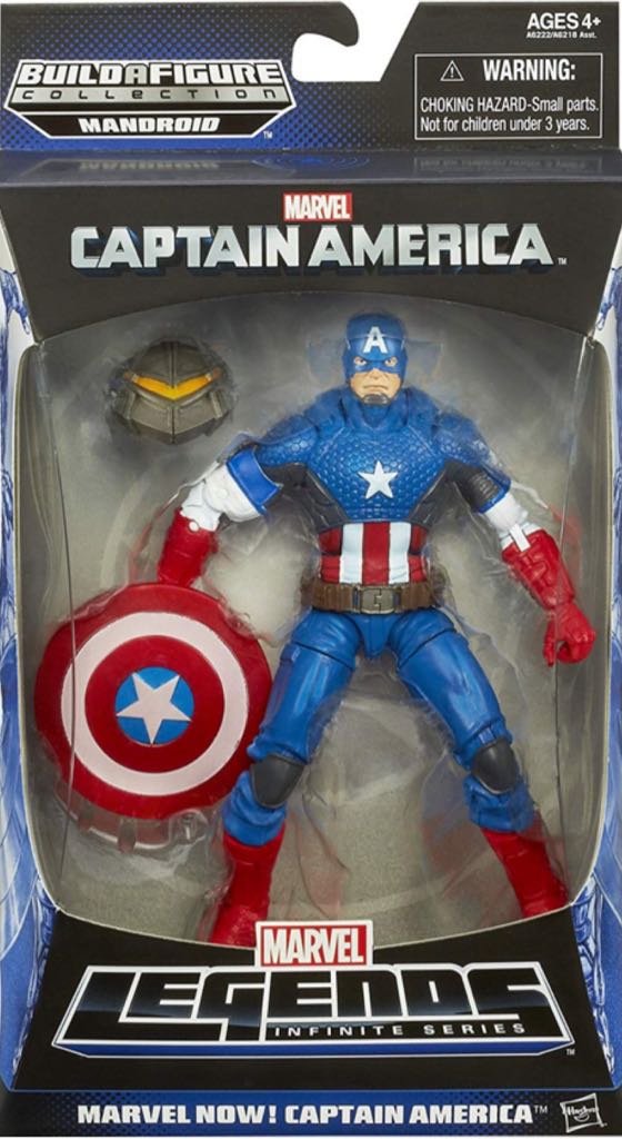 Captain America (Marvel Now!) - Hasbro - Marvel Legends (Hasbro BAF Wave: Mandroid) action figure collectible - Main Image 2