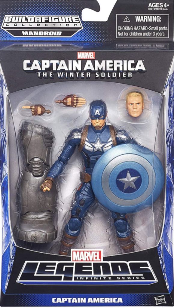 Captain America (MCU) Stealth - Hasbro - Marvel Legends (Hasbro BAF Wave: Mandroid) action figure collectible - Main Image 2