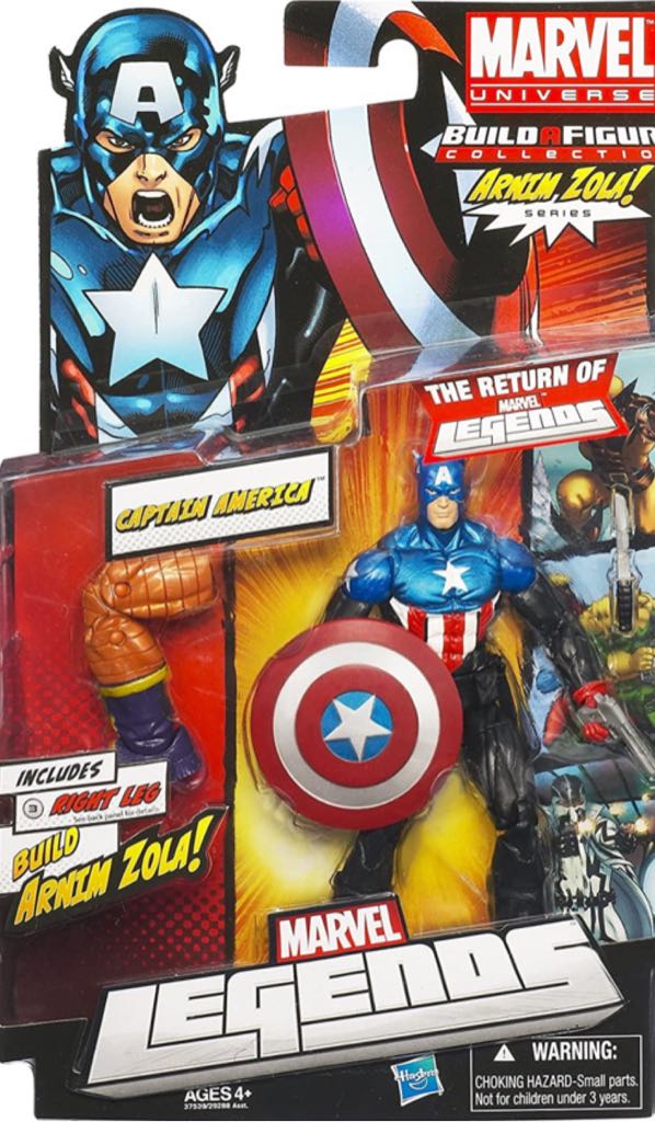 Captain America (Bucky Barnes) - Hasbro - Marvel Legends (Hasbro BAF Wave: Arnim Zola) action figure collectible - Main Image 2