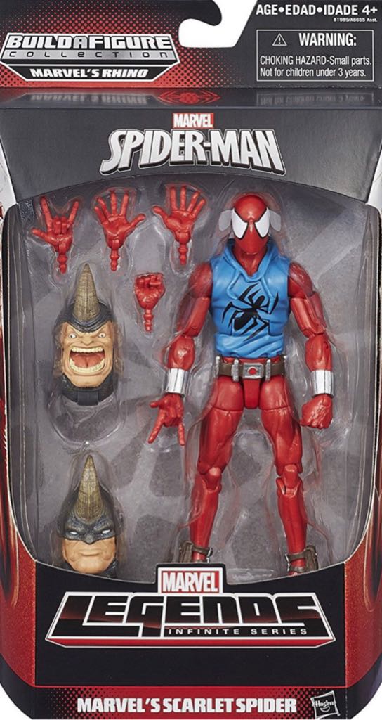 Scarlet Spider (Ben Reilly) - Hasbro - Marvel Legends (Hasbro BAF Wave: Rhino) action figure collectible - Main Image 2
