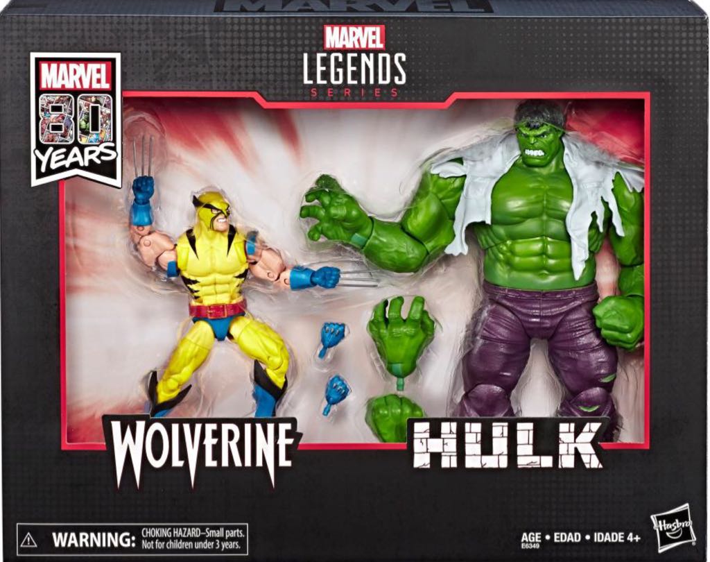 Hulk - Hasbro - Marvel Legends (Hasbro Box Set: Hulk vs Wolverine) action figure collectible - Main Image 2