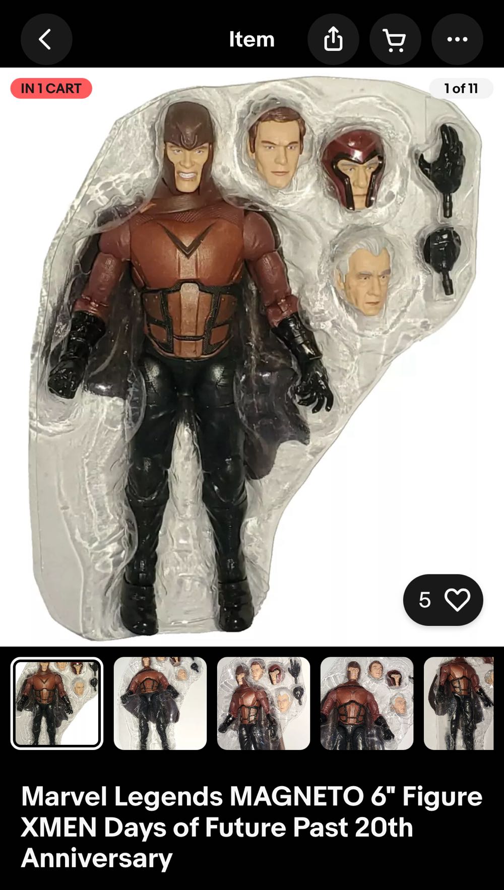 Magneto - Marvel Legends (Marvel (X-Men Movies)) action figure collectible - Main Image 4