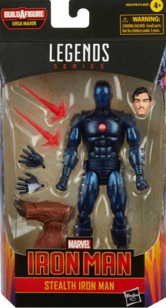Iron Man (MK 7) Stealth Armor - Hasbro - Marvel Legends (Hasbro BAF Wave: Ursa Major) action figure collectible - Main Image 2