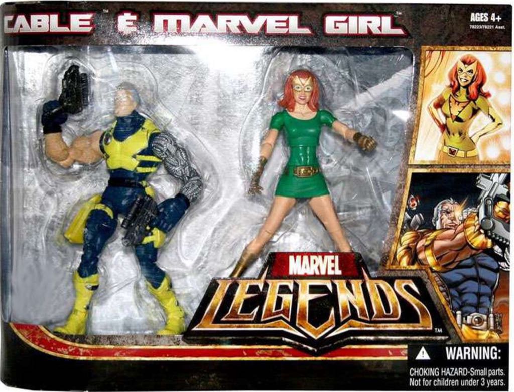 Jean Grey (Marvel Girl) - Hasbro - Walmart (Walmart: Cable & Marvel Girl 2-Pack) action figure collectible - Main Image 2
