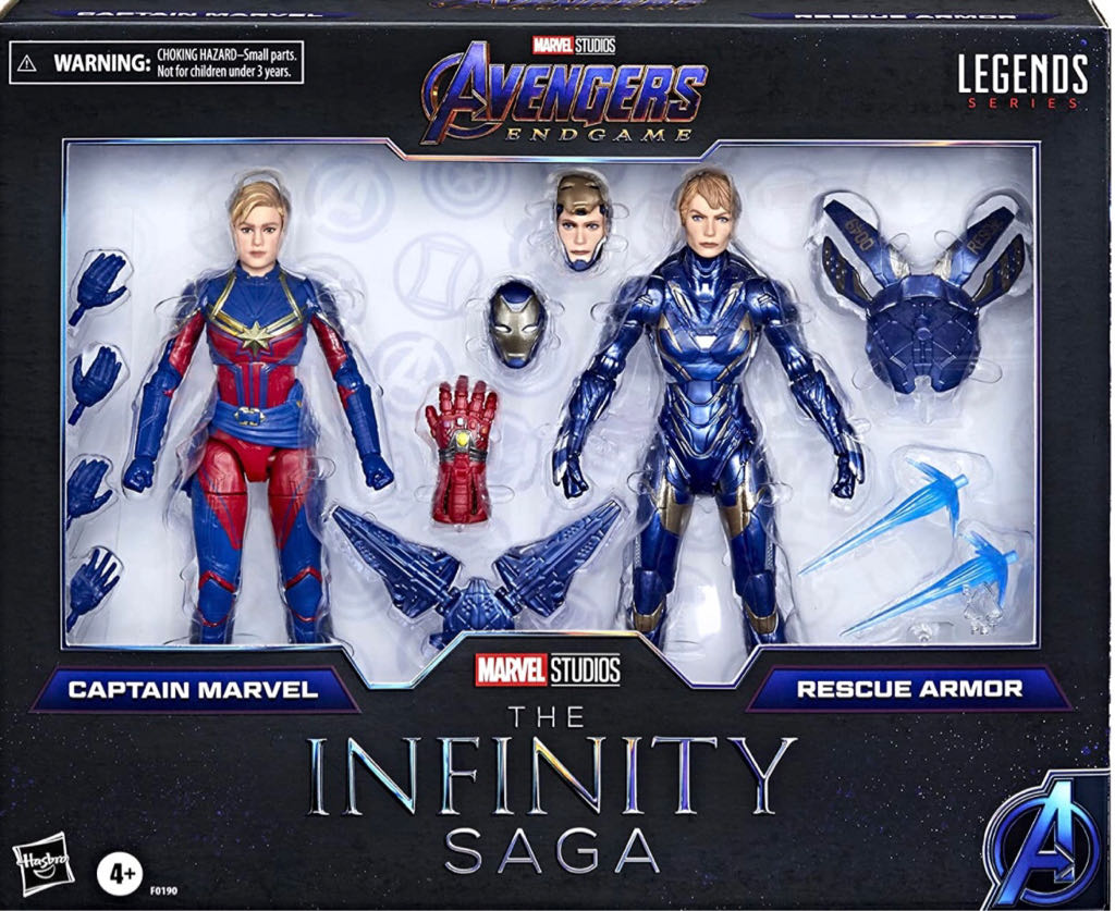 Rescue (MCU) Unmasked - Hasbro - The Infinity Saga (Amazon: Infinity Saga - Captain Marvel/Rescue) action figure collectible - Main Image 2