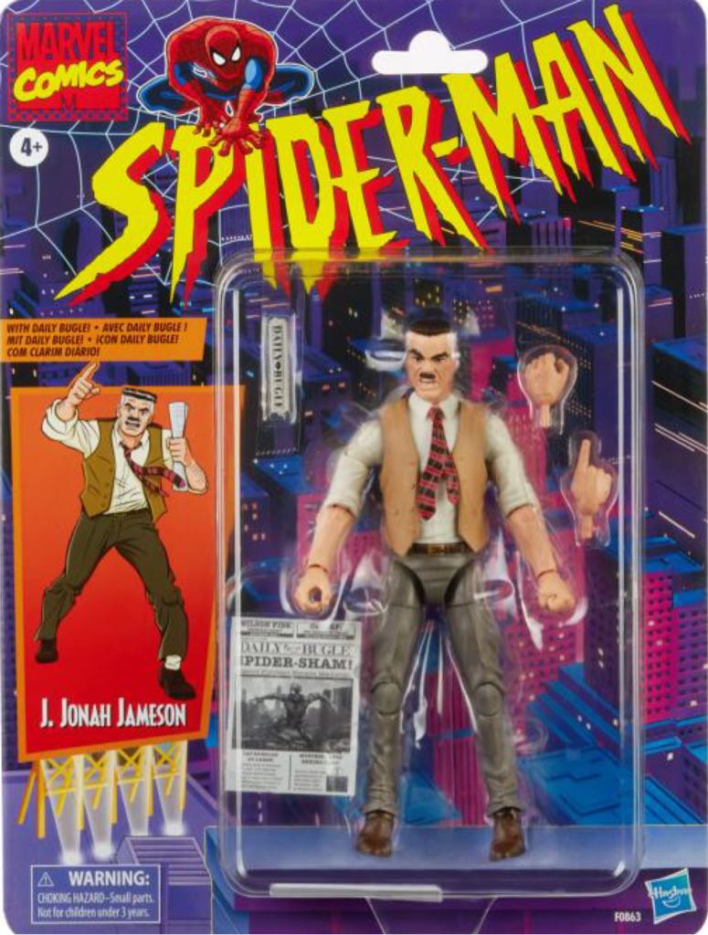 J. Jonah Jameson - Hasbro - Retro (Hasbro Pulse: Fan Channel Exclusive Vintage) action figure collectible - Main Image 2