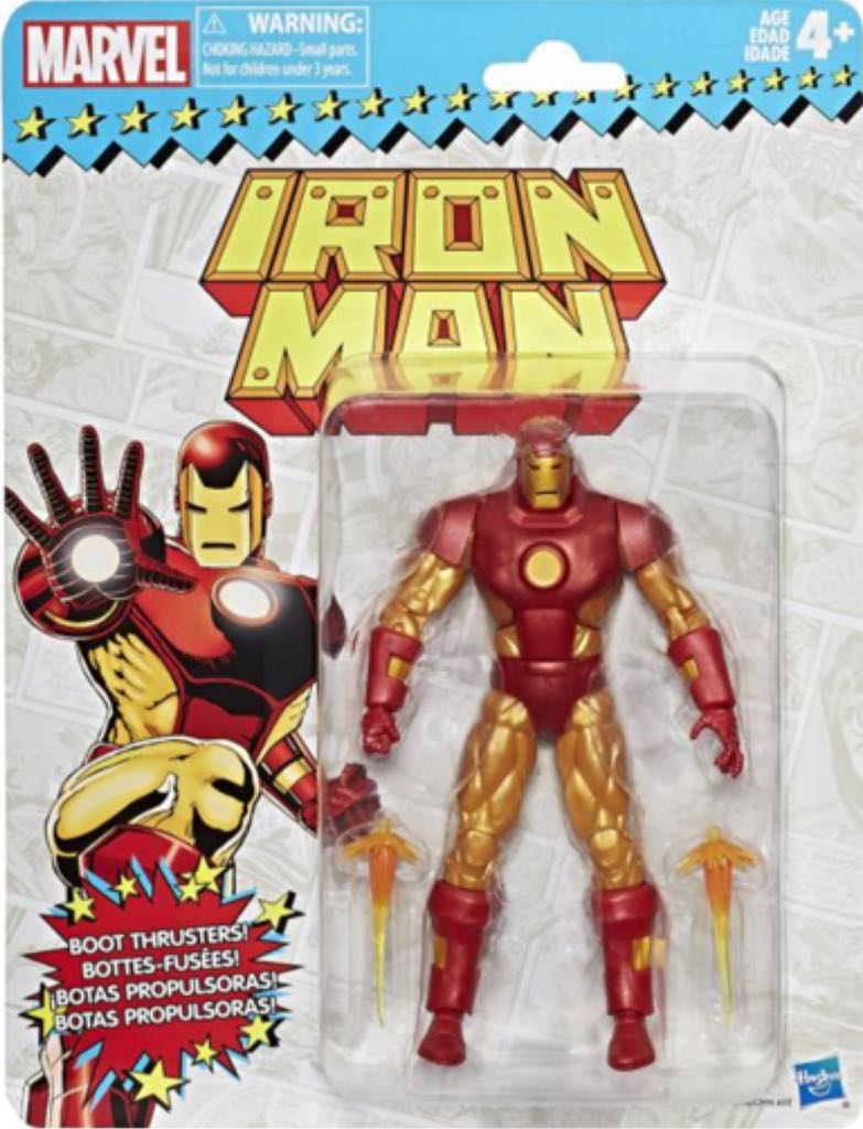 Iron Man (MK 9) Neo-Classic Armor - Hasbro - Retro (Marvel Vintage Series 1) action figure collectible - Main Image 2
