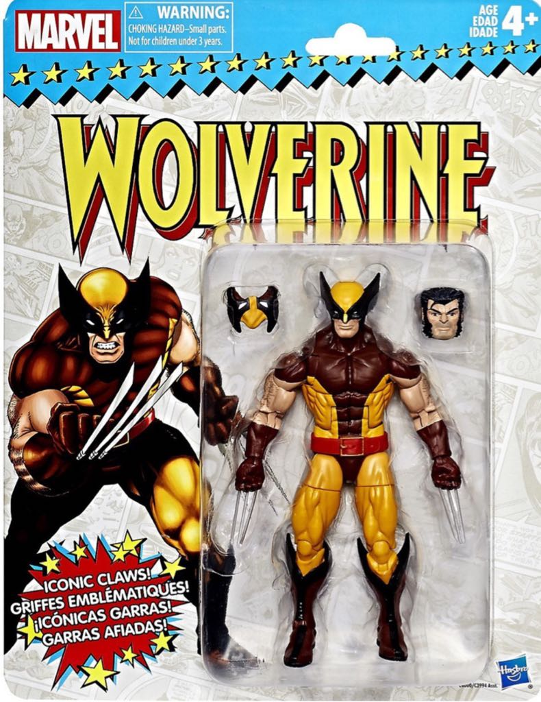 Wolverine (Brown) - Hasbro - Retro (Marvel Vintage Series 1) action figure collectible - Main Image 2