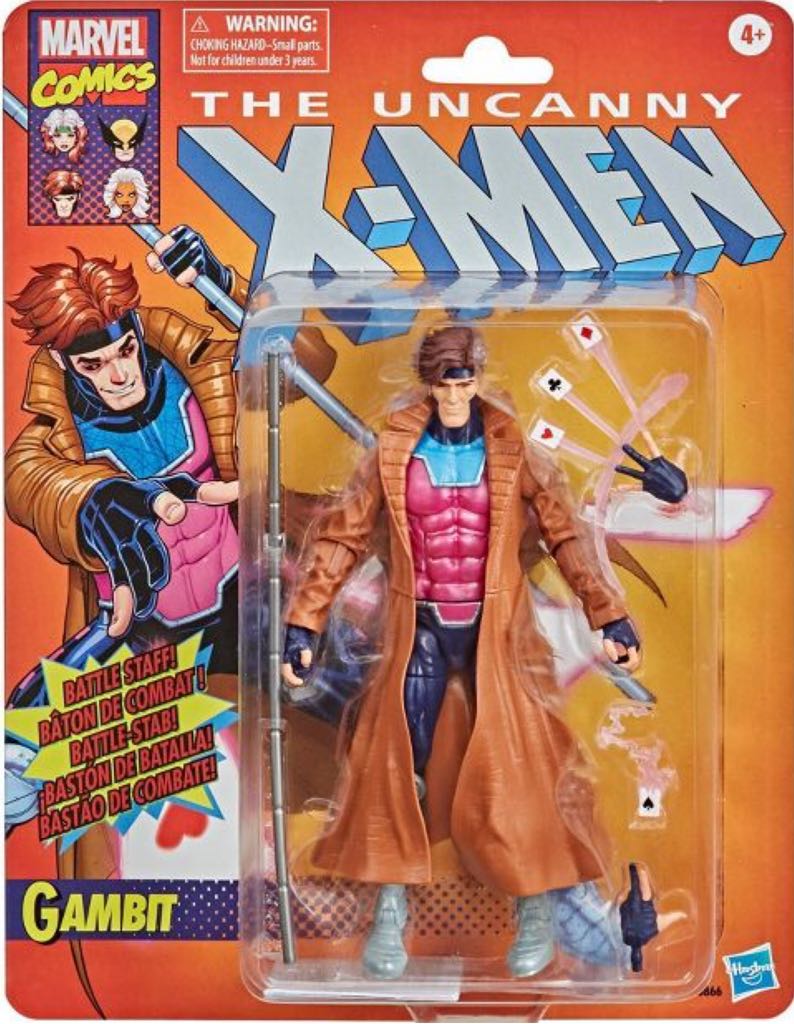 Gambit - Hasbro - Retro (Target: Marvel Vintage) action figure collectible - Main Image 2