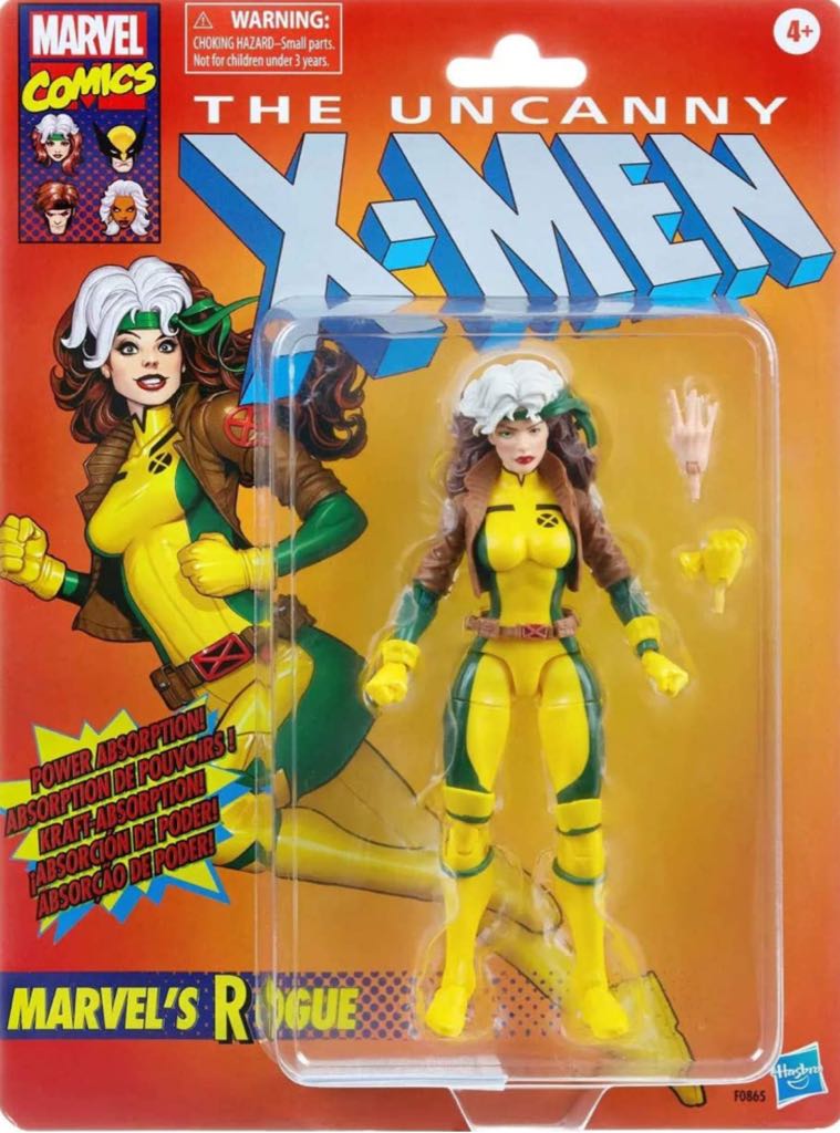 Rogue (Glove Holding Hand) - Hasbro - Retro (Target: Marvel Vintage) action figure collectible - Main Image 2