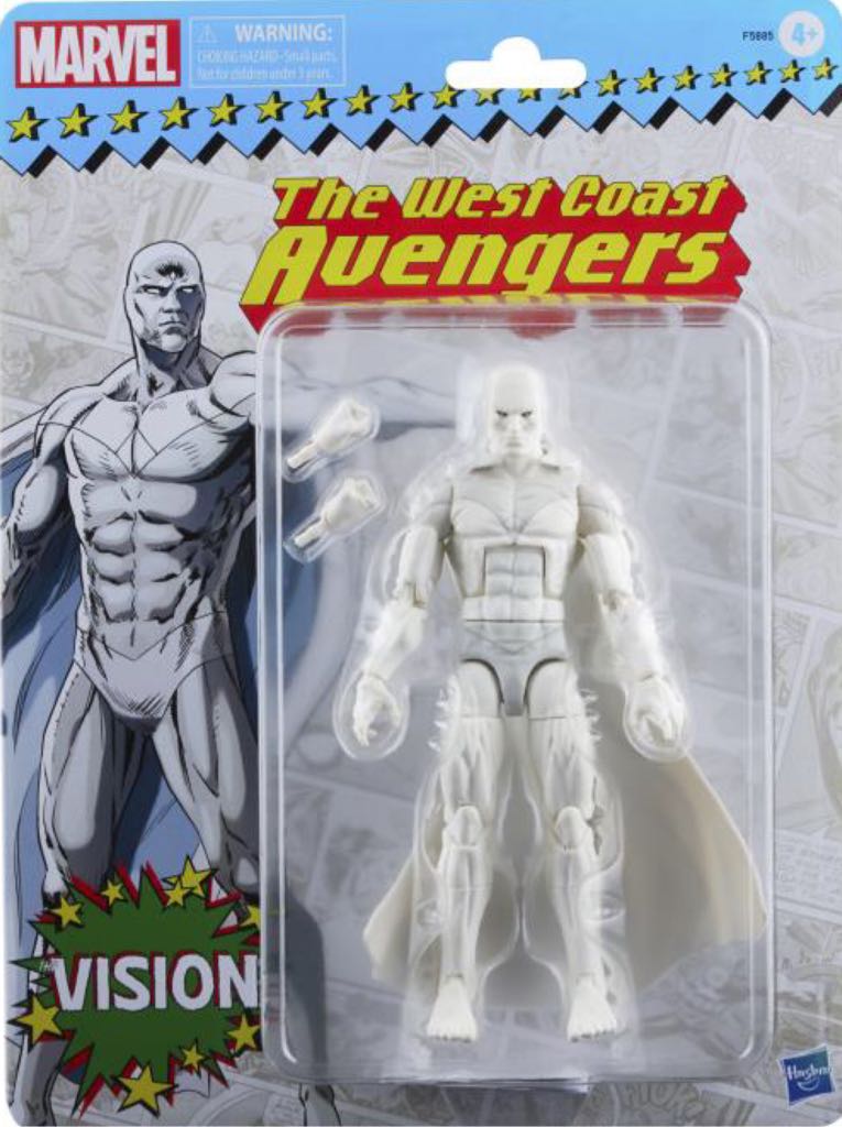 Vision (West Coast Avengers) White - Hasbro - Retro (Hasbro Retro: Vision, White) action figure collectible - Main Image 2