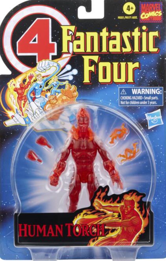 Human Torch (80s) - Hasbro - Retro (Hasbro Retro: Fantastic Four) action figure collectible - Main Image 2