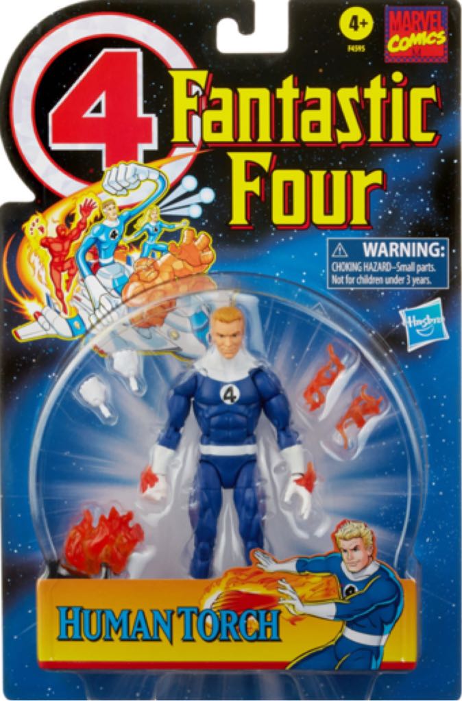 Human Torch (Negative Zone) - Hasbro - Retro (Hasbro Retro: Fantastic Four) action figure collectible - Main Image 2