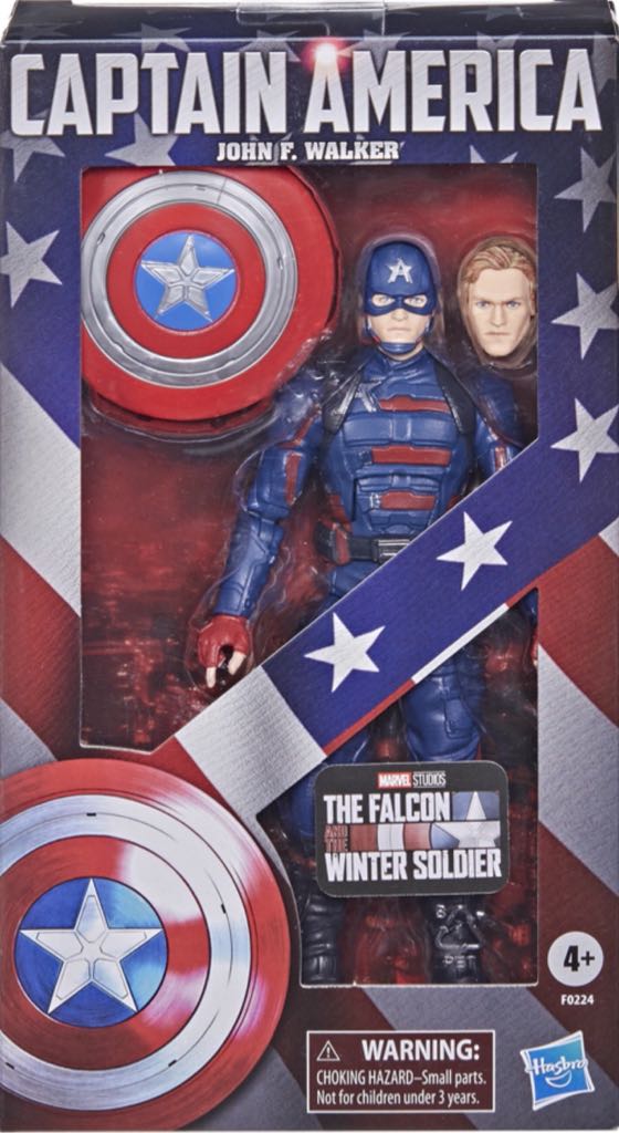 Captain America (MCU) John F. Walker - Hasbro - Disney+ (Walmart: The Falcon And The Winter Soldier) action figure collectible - Main Image 2