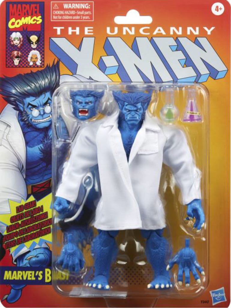 Beast (Retro) Lab Coat - Hasbro - Retro (Marvel Legends) action figure collectible - Main Image 2