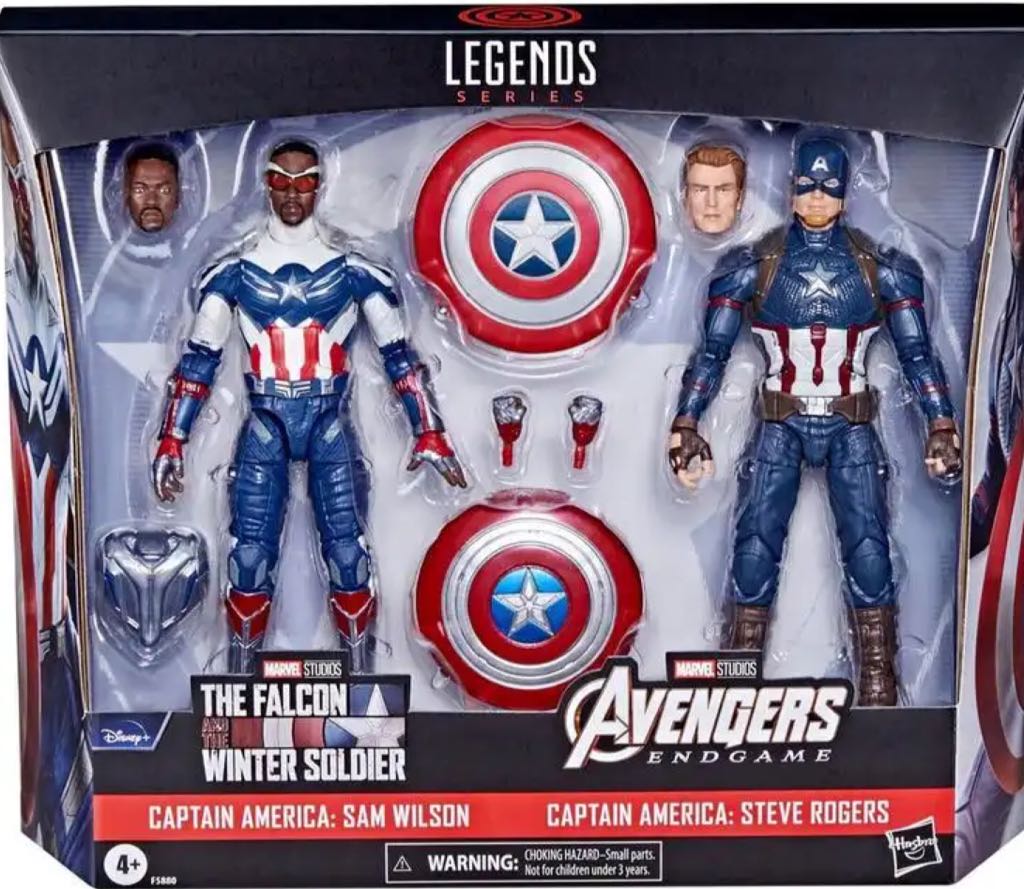 Captain America (MCU) Unmasked - Hasbro - Legacy (Hasbro Box Set: Captain America Legacy) action figure collectible - Main Image 2