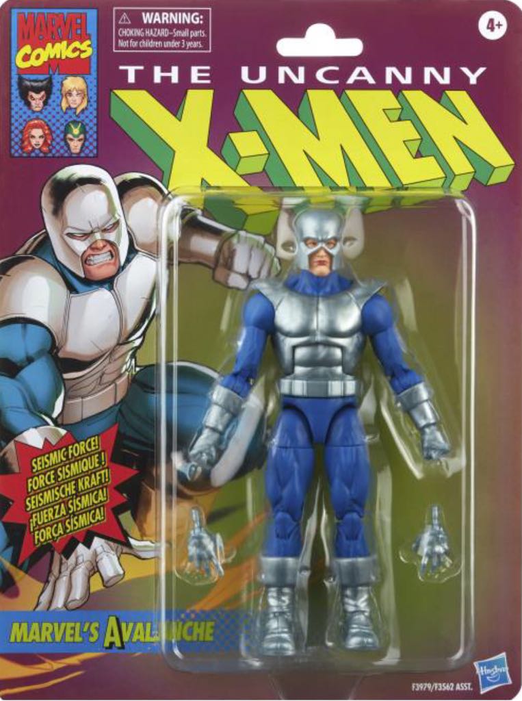 Avalanche (Retro) - Hasbro - Retro (Hasbro Retro: X-Men Wave 3) action figure collectible - Main Image 2