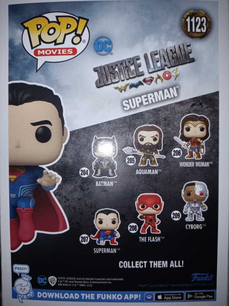 Justice League: Superman #1123 - Funko (Justice League) (Justice League (2017)) action figure collectible [Barcode 889698649278] - Main Image 2